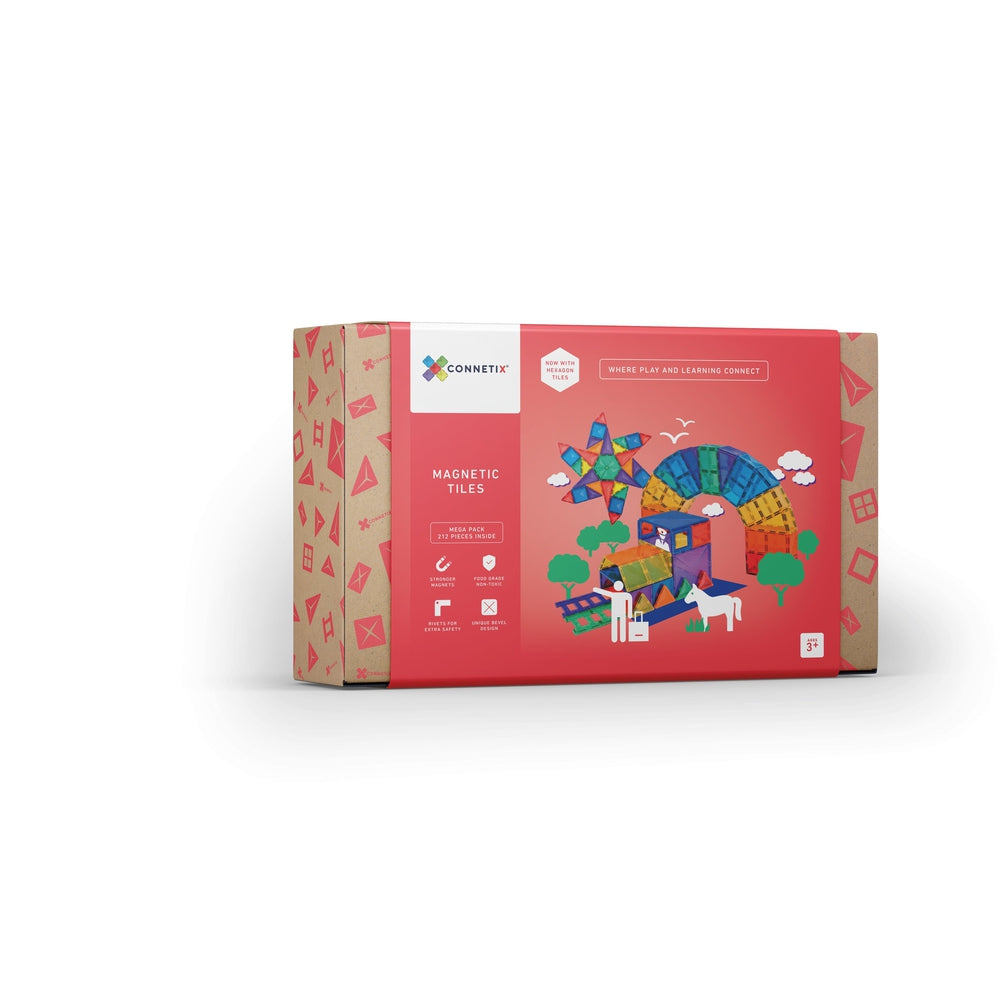 Connetix Mega rinkinys (212 dalių) dovanos nuotrauka