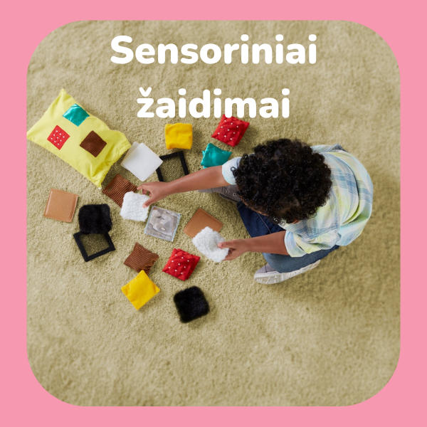 Sensoriniai-taktiliniai žaidimai ir jų svarba